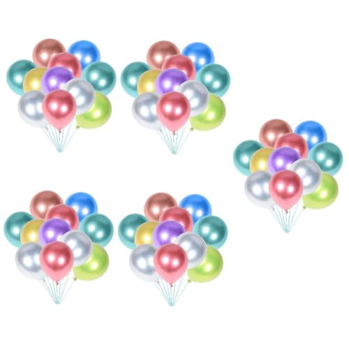 500 Stk Ballon bunte Ornamente Partydekorationen Layout-Requisiten für Geburtstagsfeiern goldhochzeit balloons Feierdekoration balongas Partyzubehör Geburtstagsversorgung Emulsion Alasum von Alasum