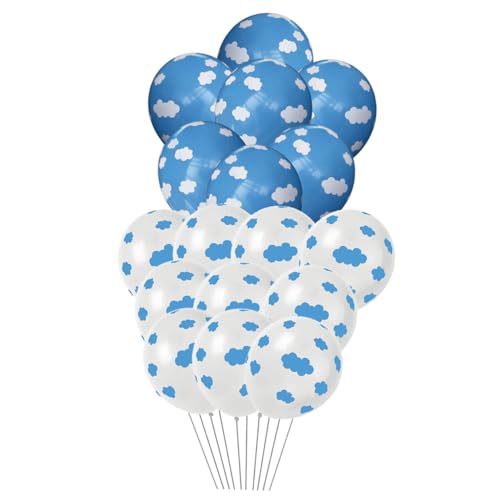 Alasum 1 Satz 50st Blauer Himmel Wolken Ballon Ballonständer-kit Ballonclips Ballon-blumen-clip Wolkenballons Clips Für Ballonbogen Valentinstag Ballon Größer Helium Emulsion von Alasum