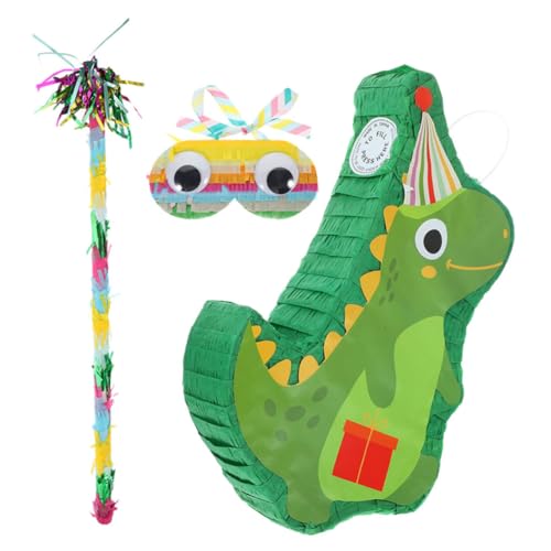 Alasum 1 Satz Dinosaurier-Pinata Geburtstagsschmuck Pinata-Dekor des neuen Jahres Tier süßigkeiten komfetti candy Süßigkeitsspiel Pinata Brautdusche Pinata Papier von Alasum