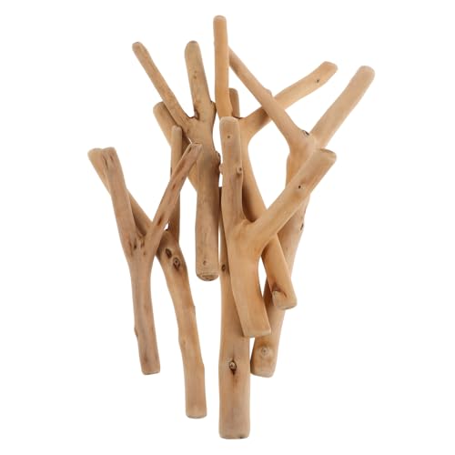 Alasum 1 Treibholz Naturholzstäbchen Stöcke Zum Basteln Holzstiele Zum Basteln Bastelstöcke Aus Holz Holzscheite Für Bastelzwecke Zweig Handwerk Holz Log-sticks Kiefernholz Beige von Alasum