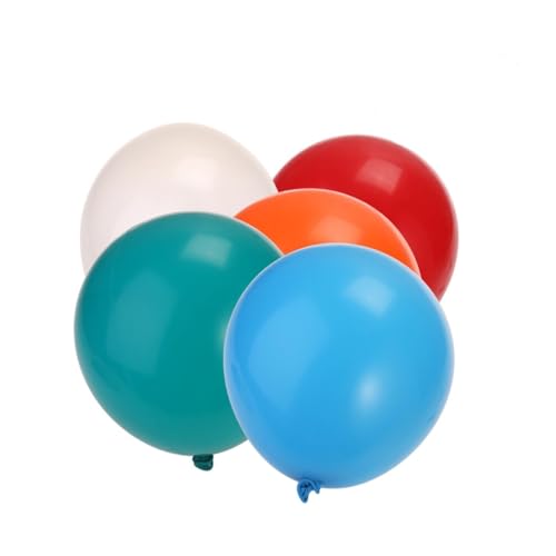 Alasum 10 Stück 36 Luftballons Für Partys Farbballons Runde Luftballons Latexballons von Alasum