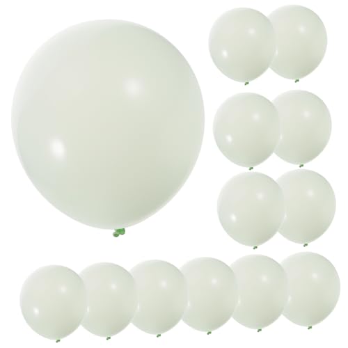 Alasum 100st Dekorative Luftballons Gastgeschenke Party-latexballons Luftballons Für Bogen Hochzeitsballon Festivalballons Geburtstag Luftballons Party-layout-ballon Emulsion Green von Alasum