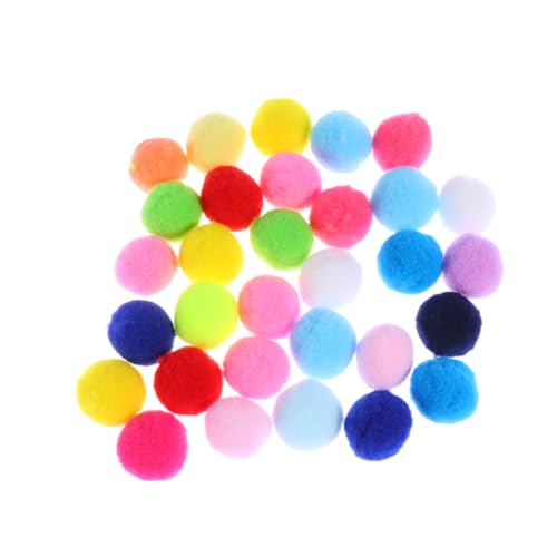 Alasum 100st Kleine Haarkugeln Poms Bastelt Fuzzy Pom Pompons Zum Basteln Kunst Pompons Pom-pom-kugeln Basteln Bommelstoff Bunt Flauschig Pompons Basteln Pompom Selber Machen Diy-kunst von Alasum