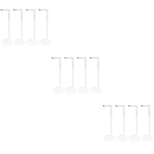 Alasum 12 Stück Puppenstützrahmen Puppenkleidform Miniatur Puppenständer Kinder Mädchen Spielzeug Mikrospielzeug Puppen Puppenfigur Halterung Puppenhalter Rahmen von Alasum