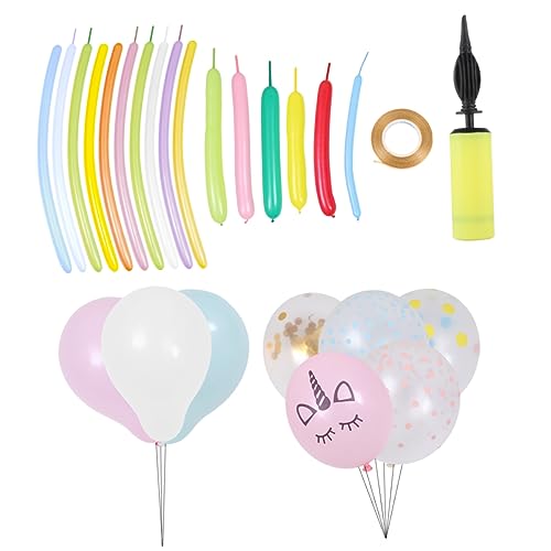 Alasum 120 Stk Party-Ballon-Paket planer datum aufkleber Ballonaufblasgerät Kinderanzug Ballondekoration kinder party kinderparty Latexballons Luftballons zum Babygeburtstag Emulsion von Alasum