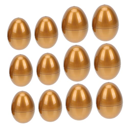 Alasum 12St Gacha easter eggs ostern geschenkschachtel geschenkpapier box verpackungen für osterei liefert Eierschlagbecher Schokoladenschachteln goldene osterdeko pp von Alasum