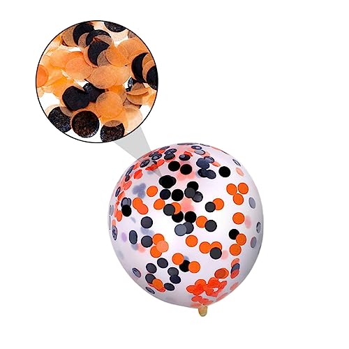 Alasum Dekorative Party Luftballons Set 15 Pcs Halloween Schmuck Latex Luftballons von Alasum