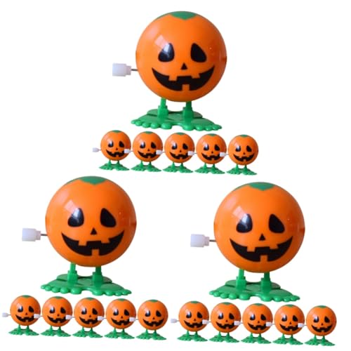 Alasum 18 Stk Halloween-Spielzeug Lächeln Gesicht Kürbisse Spielzeug Pinata-Füller halloween spielzeug halloween toys Kinderspielzeug Neuheit aufziehbares Spielzeug Aufzieh Spielzeug von Alasum