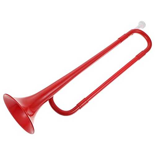 Alasum 1Stk B-Trompete kinderinstrumente musikinstrumente kindertrompeten Trompetenmusik musikinstrument Kinderhorn Jugendhorn Leistungsstütze Amateur-Horn Abs rot von Alasum