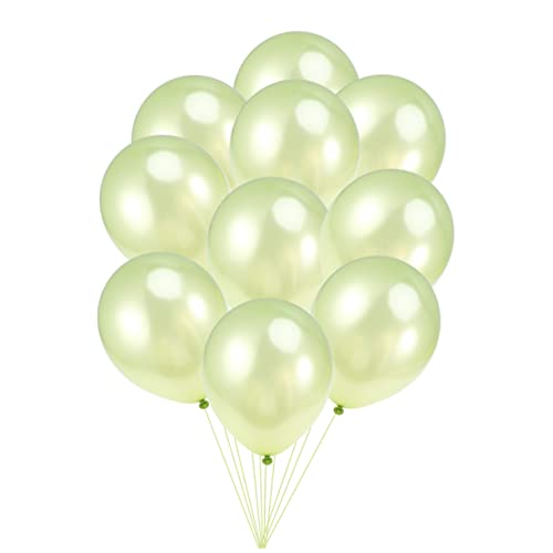 Alasum 20 Stück 12 Partyballons Hochzeitsdeko Hochzeitsballons Latexballons Partydekoration Green von Alasum