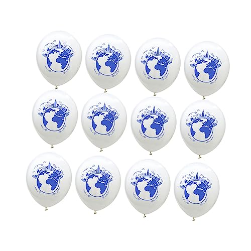 Alasum 20 Stück 12 Schulballons Planet Erde Ballon Gefälschte Ballons Dekoration Partyzubehör Ballons Transparente Ballons Ballons Für Kinder Transparente Ballons von Alasum