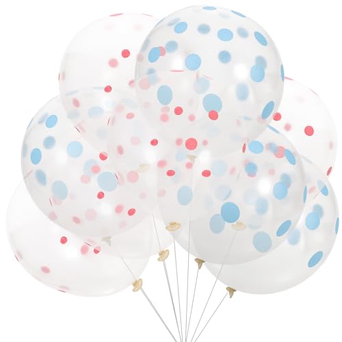 Alasum 20 Stück Gepunktete Ballons Brautballons Hochzeitsballons Hochzeitsparty Dekorationen Transparente Ballons Brautdekorationen Luftballons Bulk Hochzeitszeremonie von Alasum