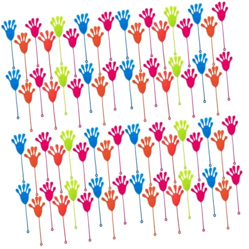 Alasum 200 Stk Klebrige Handflächen Juguetes Para Niños Klebrige Hände, Finger Party Klebrige Handspielzeuge Elastische Klebrige Hände Kinder Klebrige Handspielzeuge Gastgeschenke Plastik von Alasum