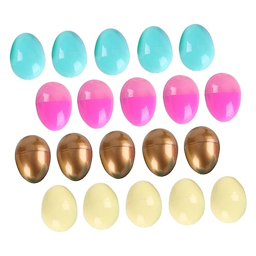 Alasum 20Pcs Boxen Ostereier Jumbo Eier Eierkarton Eier Party Goodies Füllstoff Eier Gefälschte Eier Eierfüller Eierdekorateur Ostern Dekorationen Eierschachteln Ostern Süßigkeiten von Alasum