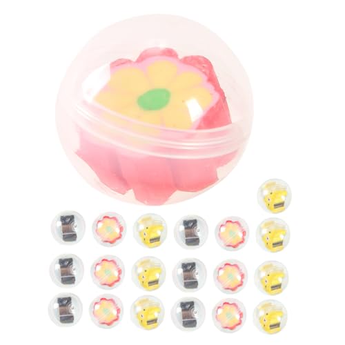 Alasum 20st Gacha-ball Spielzeug Cartoon-anhänger Für Bleistift Gefüllte Kapselbällchen Bleistiftaufsatz Für Kinder Kapseln Mit Stiftaufsatz Öffenbare Kapselkugel Geschenkkapseln Plastik von Alasum