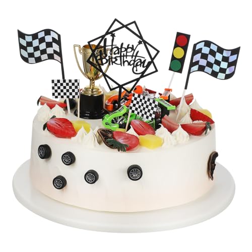 Alasum Mini-trophäe Kuchenaufsatz Cupcake-topper Set mit Ampel für Geburtstag von Alasum