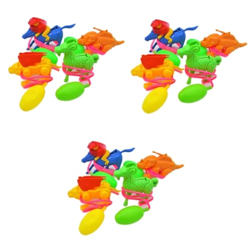 Alasum 24 Stk Luftdruckspringender Frosch Jumper-spielzeug Neuartiges Springpferdespielzeug Tierfrosch Springen Laufendes Tierspielzeug Springende Laufspielzeuge Springendes Spielzeug Pvc von Alasum