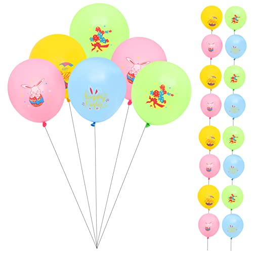 Alasum 24St Kaninchen-Latexballon Ballonständer-Kits Zubehör für Ballonbogendekorationen Blase easter egg decoration ostern luftballons party feier ballon frühlingsfestliche luftballons von Alasum