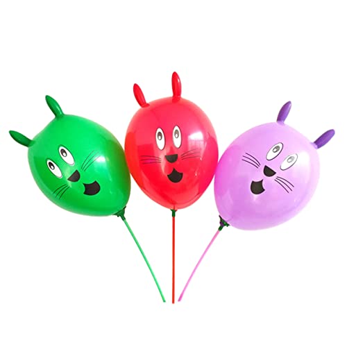 Alasum 25 Stück 12 Partyballon party mitgebsel kinder kinderparty mitgebsel Kindergeburtstag wasserballon Hasenspielzeug Spielzeug für Hasen Häschen-Ballon-Spielzeug Häschen-Ballon- von Alasum