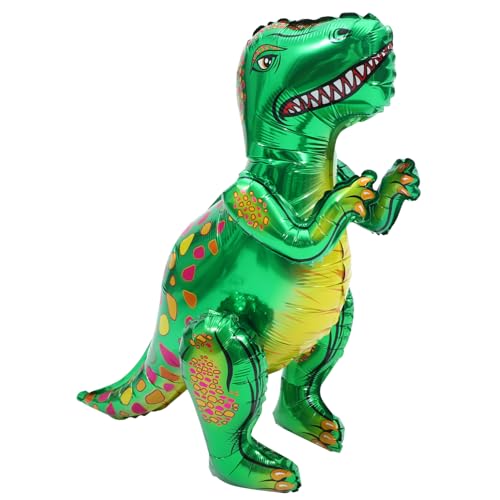 Alasum 2St Tyrannosaurus Rex-Ballon ballonie kidsballonie balons Tierische Ballons der ballon Geburtstagsballons für Jungen Partygeschenke Geburtstag Luftballons Aluminiumfolie Green von Alasum