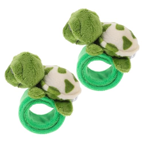 Alasum 2er Set üsch Tier Slap Wristband Lustige Tier Themen Armbänder Für Kuschelige Schildkröte Perfekt Als Party Mitgebsel Oder Für Jungen Und ädchen von Alasum