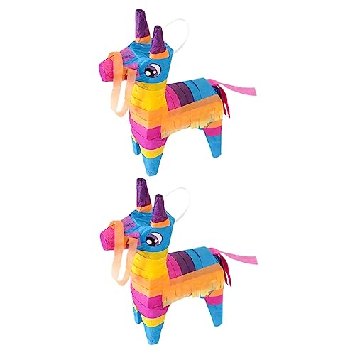 Alasum 2st Piñata Mini-pinata-dekor Mexikanische Fiesta-partydekoration Mexikanisches Spielzeug Halloween-dekorationen Picafresas Mexikanische Süßigkeit Pinata-dekorationen Feste Papier von Alasum