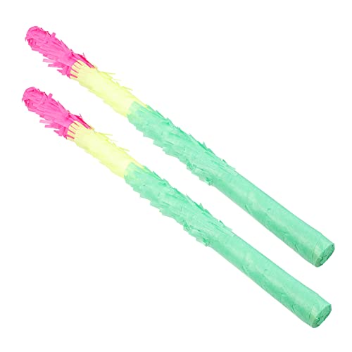 Alasum 2st Pinata-spielzeugstock Spielzeug Für Geburtstagsfeiern Piñata-sticks Kleiner Piñata-stick Kinderspielzeug Für Kinder Geburtstags-piñata-stick Mexikanische Piñata Papier von Alasum