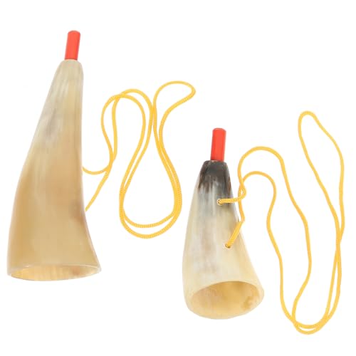 Alasum 2st Wikinger Horn Jubelhorn Prop Wikinger-hornschlag Trinkhorn Frühpädagogisches Spielzeug Trompetenspielzeug Für Kinder Geräuschemacher Spielzeug Bierkrug Aus Horn Abs von Alasum