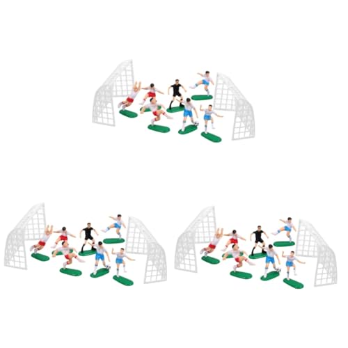 Alasum 3 Sätze Kuchendekorationspuppe Tortenaufsätze Mit Kugeln Fußball-cupcake-topper Sport-cupcake-topper Für Jungen Tortenkugeln Dekorationen Fußball-cupcake-dekor Miniatur Abs von Alasum