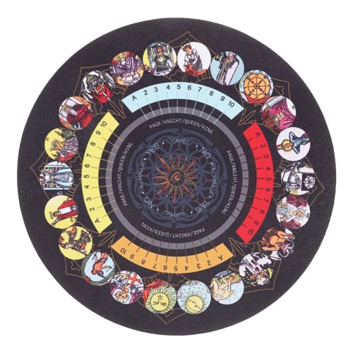 Alasum 3 Stück Gummi Pad Tarot Zubehör Zarte Tarot Karten Tischdecke Tischdekorationen Wahrsagerei Tischläufer Tisch Wahrsagerei Tischdecke Wahrsagerei Teile Dekorative Tischdecke von Alasum