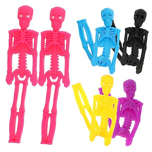 Alasum 30 Stk Skelett-Skelett-Dekompression Dekompressionskugel Spielzeug Dekompressionsgeisterspielzeug happy halloween costume de halloween elastisches Druckspielzeug Halloween-Zubehör von Alasum