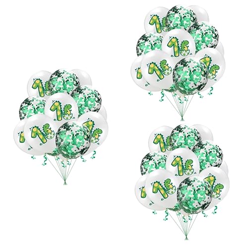 Alasum 30 Stück 12 Bausatz für Partyballons Dinosaurier-Eierballons Ballon erster Geburtstag Kinder-Kits partyhüte kindergeburtstag partytüten kindergeburtstag Zubehör für Partydekoration von Alasum