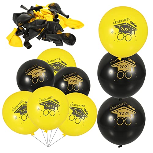 Alasum 30 Stück 2023 2023 Abschlussballons living room decoration party supplies Latexballons Marine Ballons wasserballon dekorative grad partyzubehör Partyballons für Absolvent Emulsion von Alasum