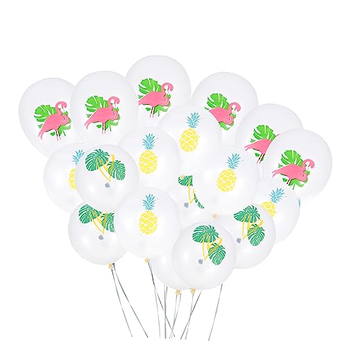 Alasum 30st Ballonanzug Weiße Luftballons Grüne Girlande Hochzeitsballon Partyballons Partydekorationen Luftballons Zur Babyparty Sommergirlande Weißer Ballon Dschungelballon Emulsion von Alasum