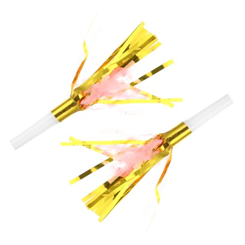 Alasum 30st Papier Quasten Blasen Drachen Weihnachtliche Krachmacher Partykrachmacher Papierpfeife Für Die Party Party-blowouts Pfeifen Krachmacher Horn Partygeschenke Pfeifen Rosa von Alasum