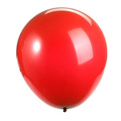 Alasum 36 runder Ballon dekoration weihnachten weihnachtsdeko beleuchtet innen party supplies luftbalons Latexballons runder Latexballon riesiger Partyballon dekorativer Luftballon rot von Alasum