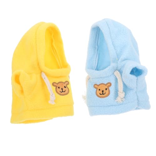 Alasum 4 Stück Bärenpuppen-Outfits puppenkleidung Puppen Kleidung Kapuzenpullover mit ausgestopftem Bären Kleidung für Stofftiere BH Hemd puppenaugen Stofftierbekleidung Stofftierkleidung von Alasum