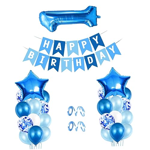 Alasum 5 Sätze Ballon jahrestag wandverkleidung babyshowerparty gebutagsdeko goldhochzeit alles zum Geburtstag-Banner Szenenlayout-Sprechblasen Geburtstagsparty liefert Aluminiumform von Alasum