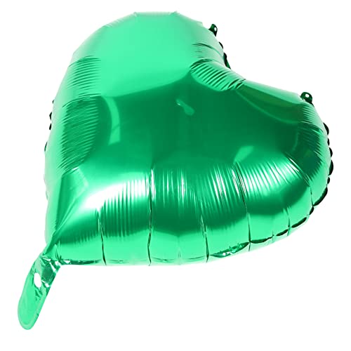 Alasum 50 Stück Folienballons st. Patrick Day Partyballon Ballongirlande Ballon steht heart balloons party decoration st. Patrick's Day Partyballon Ballons Aluminiumfolie Green von Alasum