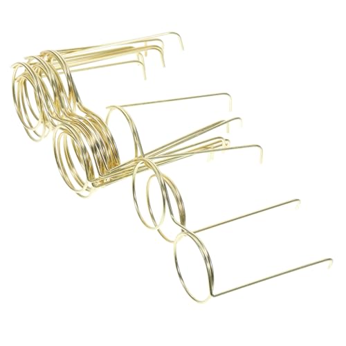 Alasum 50 Stück Puppenbrille Metallische Sonnenbrille Puppe Sonnenbrille Puppe Verkleidet Brille Babypuppen Sonnenbrille Mini-Sonnenbrille Zum Basteln Puppe Cosplay Brille Golden Stahl von Alasum