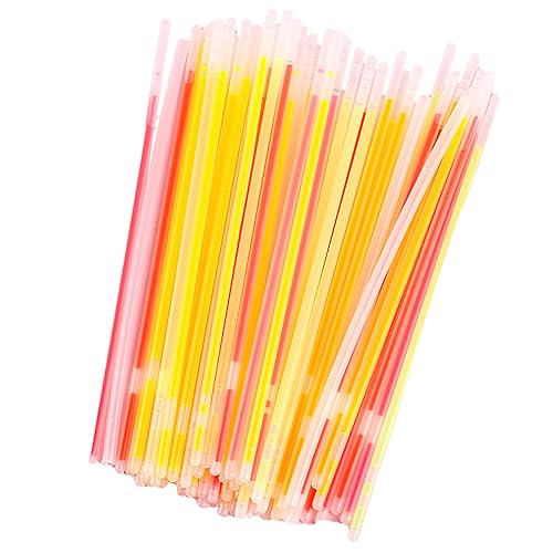 Alasum 500 Stk Leuchtstab-Set Partyzubehör Armband mit blinkendem Licht leuchtende armbänder glowstick glowingtoy einhandzwinge Foto-Requisite leuchtendes Partyspielzeug Plastik von Alasum