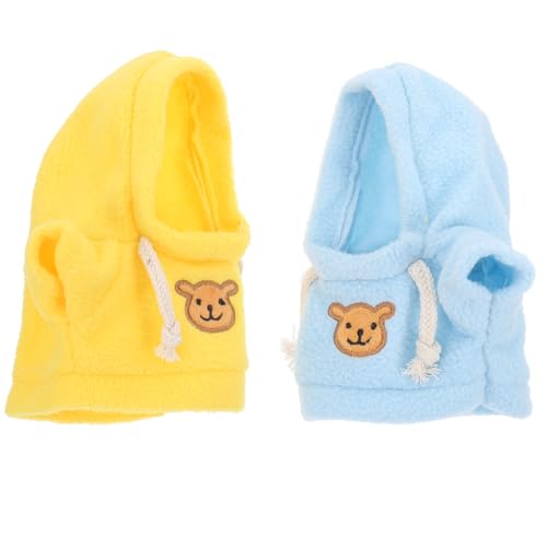 Alasum 6 STK zarte Bärenkleidung puppenkleidung Puppen Kleidung Bärenpuppe Zubehör Mini-Puppen Bären-Outfits puppenaugen BH Hemd Bärenpuppenkostüme dekorative Bären-Kapuzenpullover Stoff von Alasum