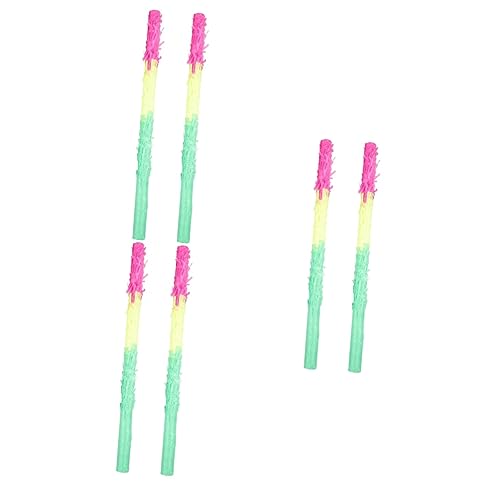 Alasum 6 Stk Pinata-Spielzeugstock Pinata-Sticks für die Party Kinderspielzeug kinder mitgebsel kindergeburtstag party sachen Spielzubehör zum Geburtstag bunte Pinata-Sticks Papier von Alasum