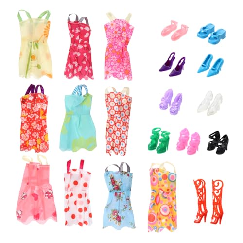 Alasum 60 Stück Puppen Anziehspielzeug Puppenzubehör Mini Puppe Babypuppenkleid Kleidung Für Mädchen Puppenkostüm Zubehör Puppenkleidung Schuhe Puppenkleidung Kostüm Puppen von Alasum