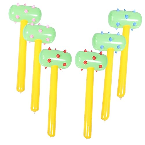 Alasum 6St Drucklufthammer hammer aufblasbar kluppe kinder sandspielzeug kid toys Aufblasbare Hämmer Partydeko Spielzeughämmer lustiges Hammer-Spielzeug für Kinder aufblasbarer Hammer PVC von Alasum