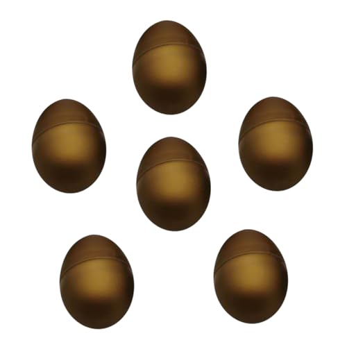 Alasum 6st Goldene Eier Ostergeschenke Osterei-verzierungen Ostern Leere Eier Ostereier Schachteln Ostereier Eiförmige Geschenkboxen Dekorative Ostereier Kreative Osterdeko Plastik von Alasum