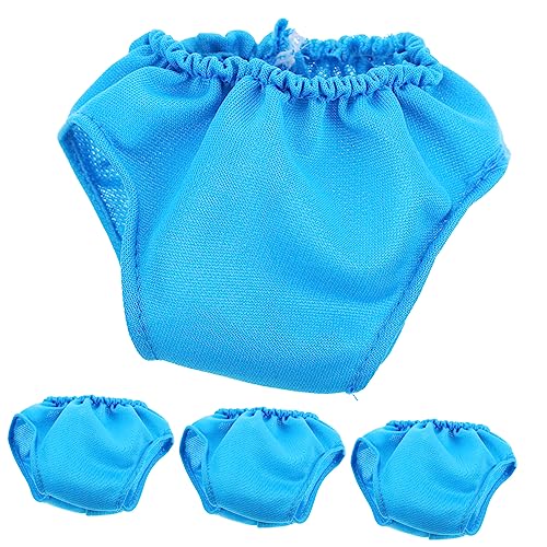 Alasum 8 STK Puppenzubehör Babypuppenkleidung Puppenhöschen-Accessoire Puppen-Outfits puppenspielzeug Puppen Kleidung Puppen-Foto-Requisiten Wiederverwendbare Puppenhöschen Stoff Sky-Blue von Alasum