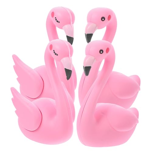 Alasum 8 Stk Vinyl Handwerk cake decoration kuchen dekoration Practical flamingo ornament Flamingo-Autodekoration Flamingo-Kuchenverzierungen Dekoration zum Kuchenbacken Flamingo-Schmuck von Alasum