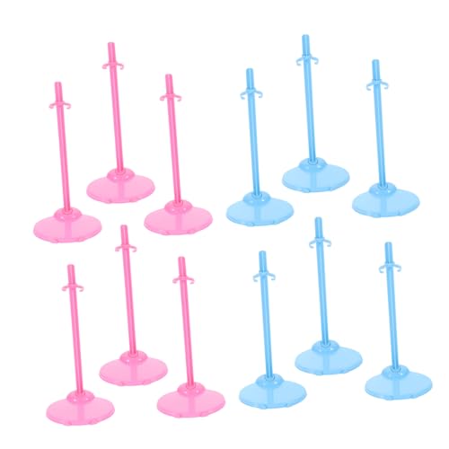 Alasum 90 STK Puppenständer bjd perücke Puppenhauszubehör Steht für Anzeige Rosa Puppenanzeige Figure Stand doll Accessories Spielzeug Stützständer für Puppen Puppenhalterung Plastik von Alasum