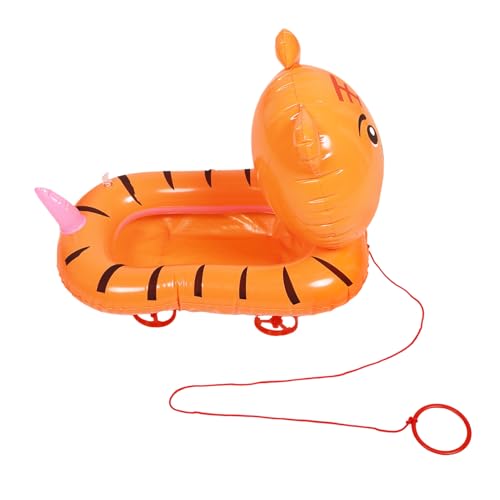 Alasum Aufblasbares Spielzeug mit Zugschnur Kinder Party Spielzeug Aufblasbare Tierballons Geburtstagszubehör mit Tiermotiven Spielsets für Tierfahrzeuge Tiger Ballons gehende Tierballons von Alasum